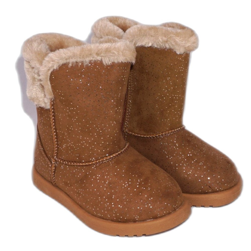 Roebuck & Co. Toddlers Size: 9 Faux Suede Ankle Winter Boots Booties Zip Up NEW